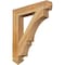 Ekena Millwork Balboa Arts & Crafts Rough Sawn Bracket, Western Red Cedar, 4"W x 24"D x 28"H BKT04X24X28BOA03RWR - alternate 1